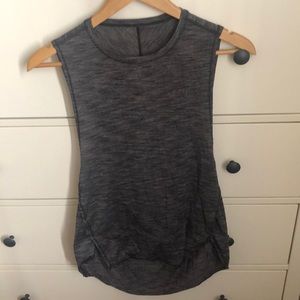 lululemon athletica gray, lightweight muscle tank